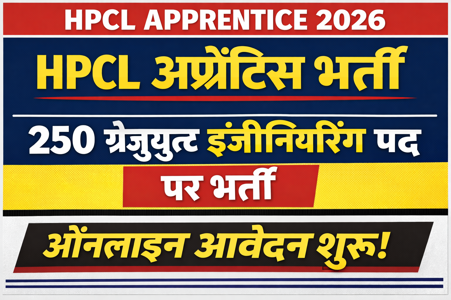 HPCL apprentice recruitment notification 2026