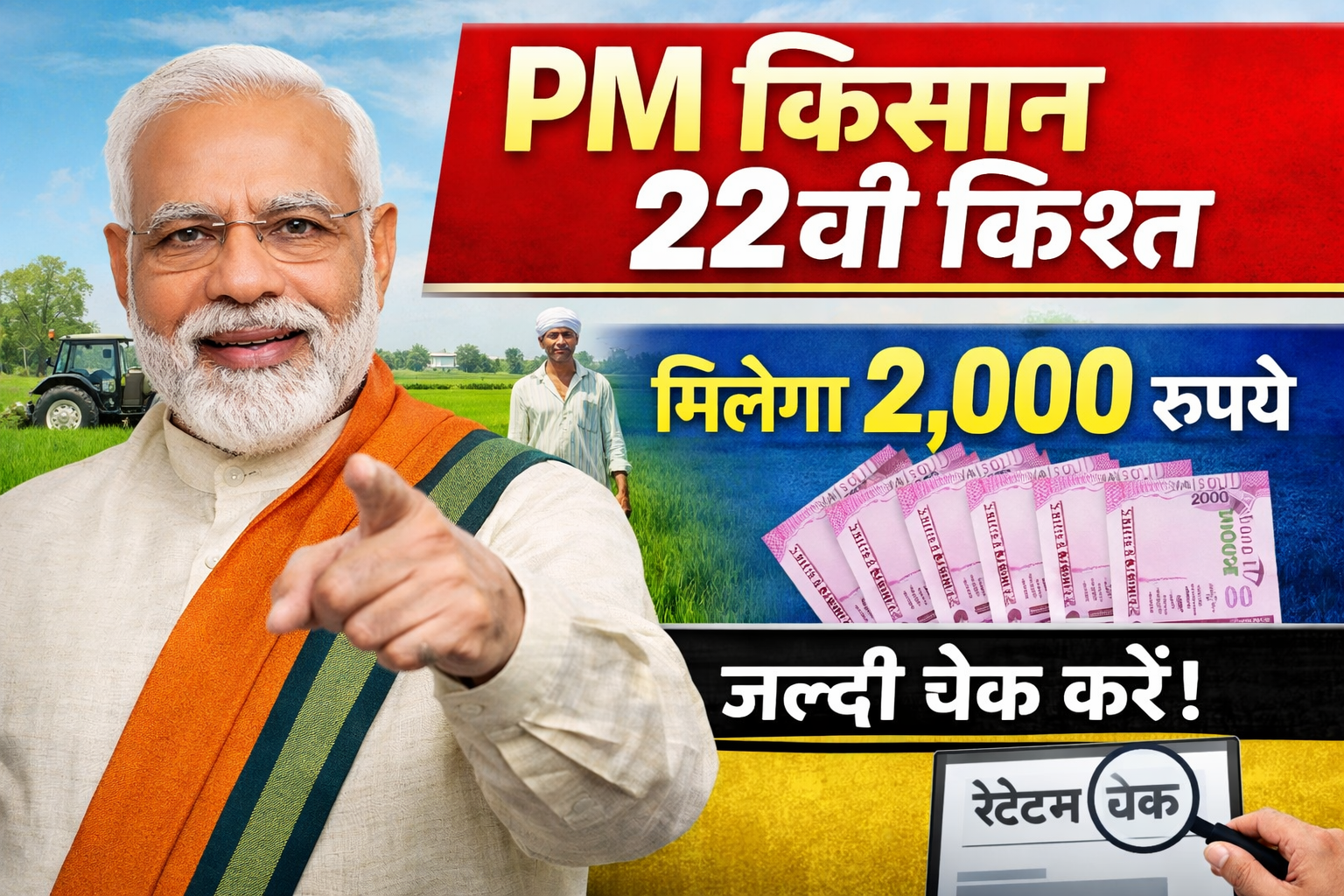 PM Kisan 22nd installment update