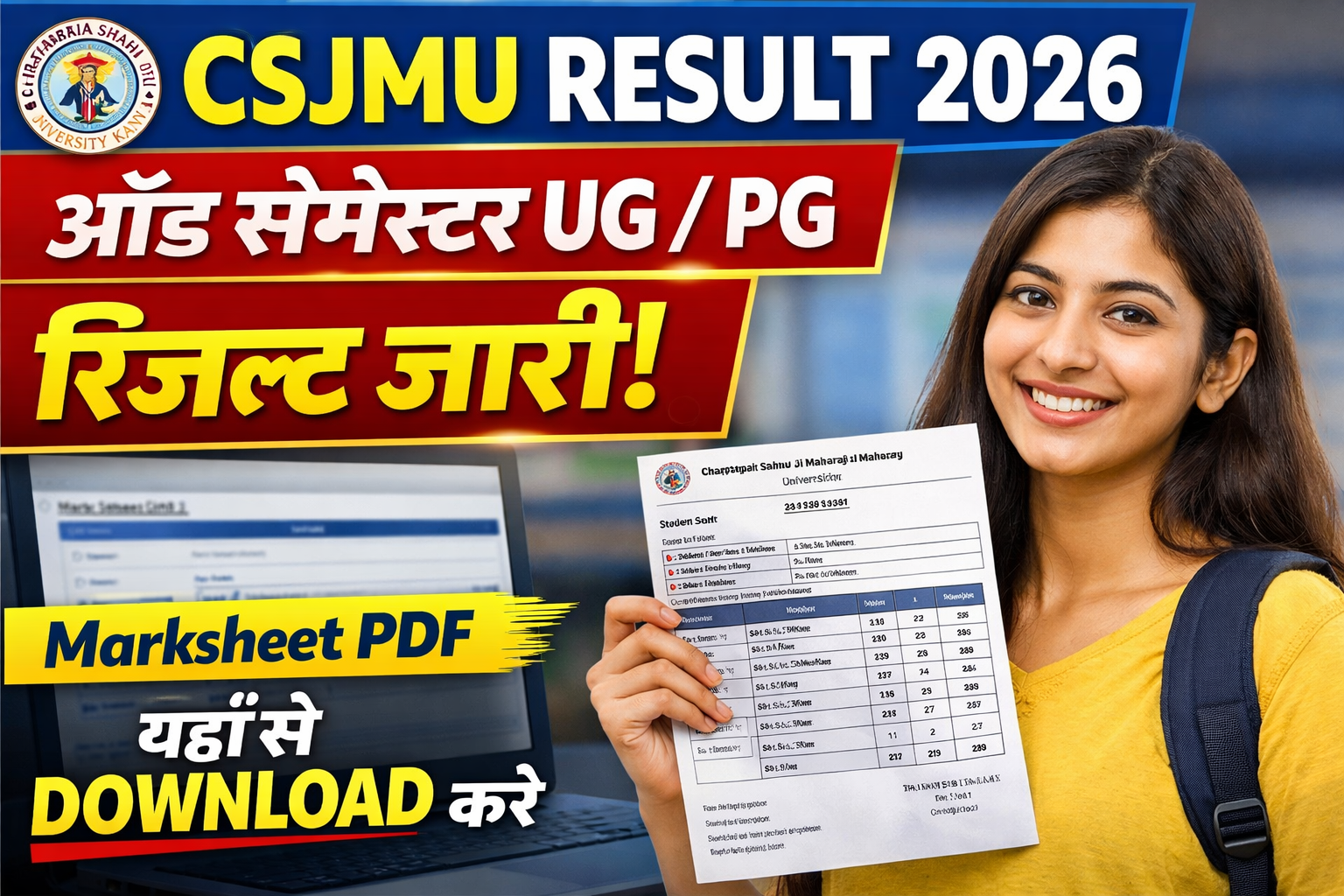 CSJMU Result 2026